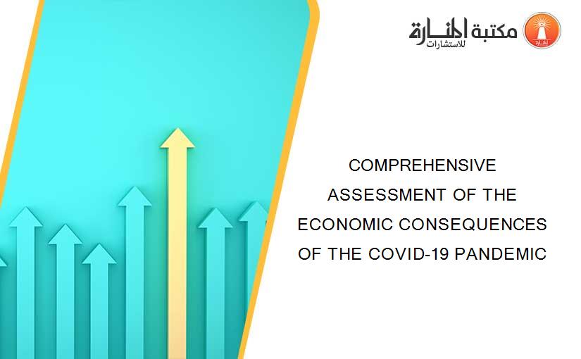 COMPREHENSIVE ASSESSMENT OF THE ECONOMIC CONSEQUENCES OF THE COVID-19 PANDEMIC