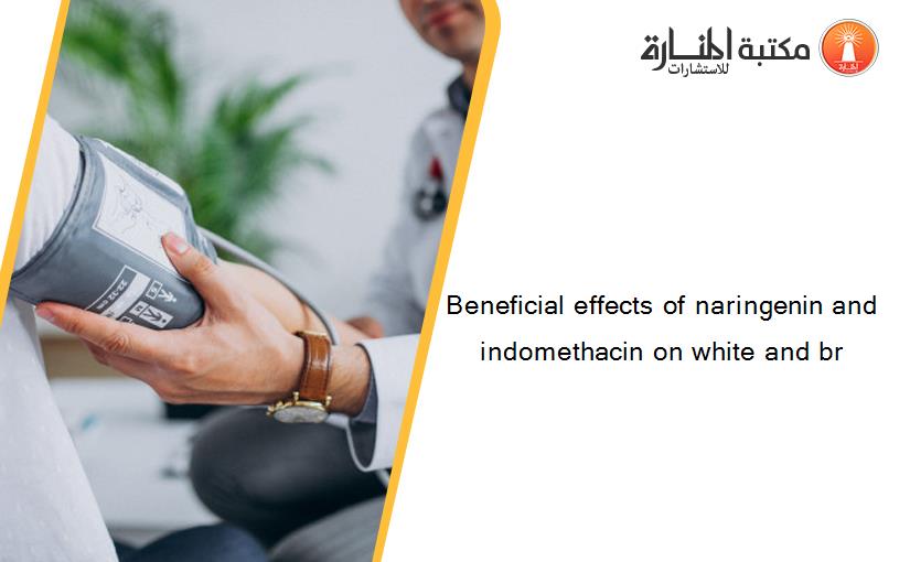 Beneficial effects of naringenin and indomethacin on white and br
