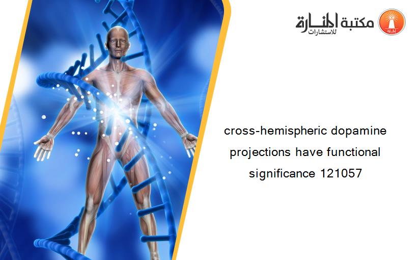 cross-hemispheric dopamine projections have functional significance 121057
