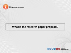 What is the research paper proposal?