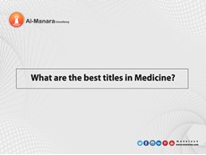 What are the best titles in Medicine?