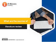 What are the sources of literature review