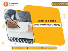 What is a good proofreading strategy
