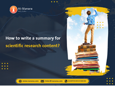 How to write a summary for scientific research