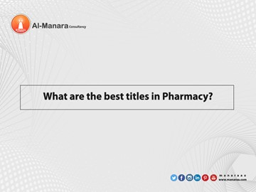 What are the best titles in Pharmacy?
