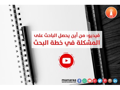 فيديو : من أين يحصل الباحث على مشكلة في الخطة؟