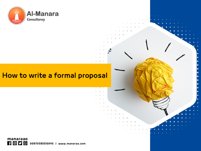 How to write a formal proposal