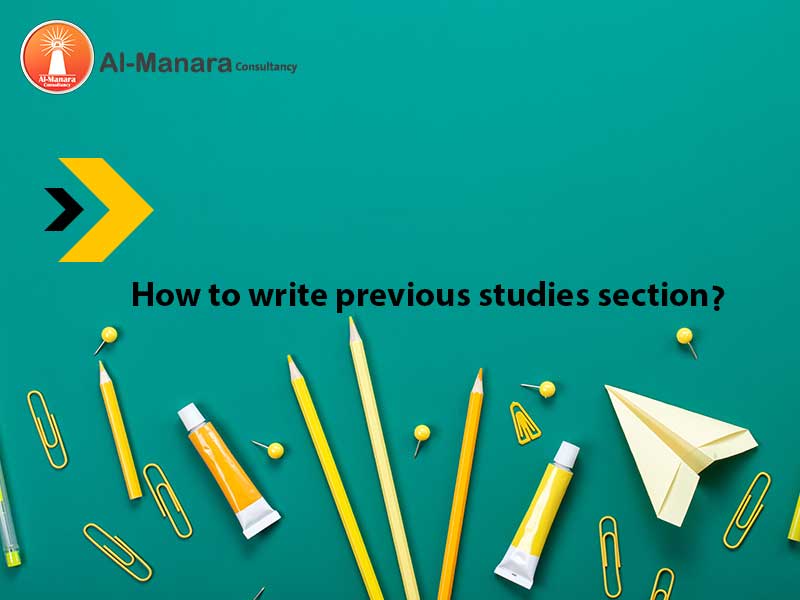 How to write previous studies section?