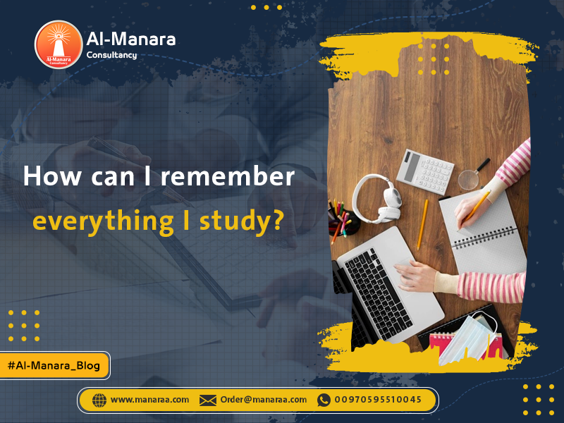 How can I remember everything I study?